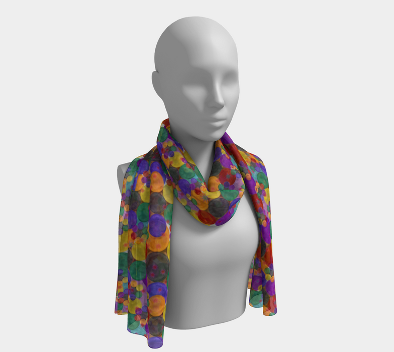 Bubbling With Pride Silk Scarf