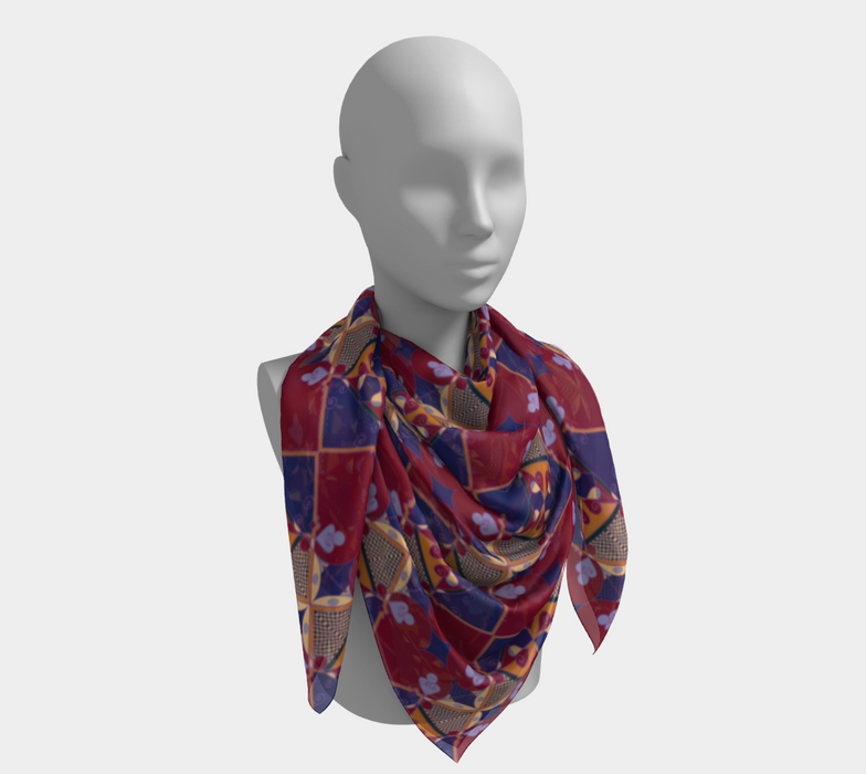 Ujamaa Square Silk Scarf