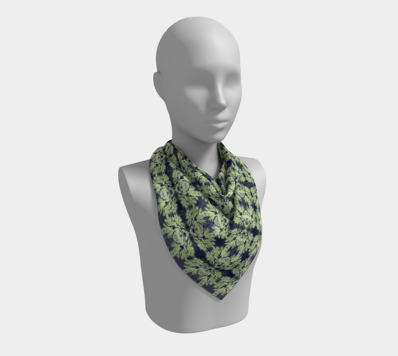 Lovin Lichen Square Silk Scarf