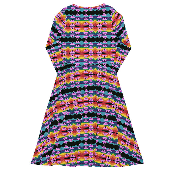 Retro Ghey Midi Dress