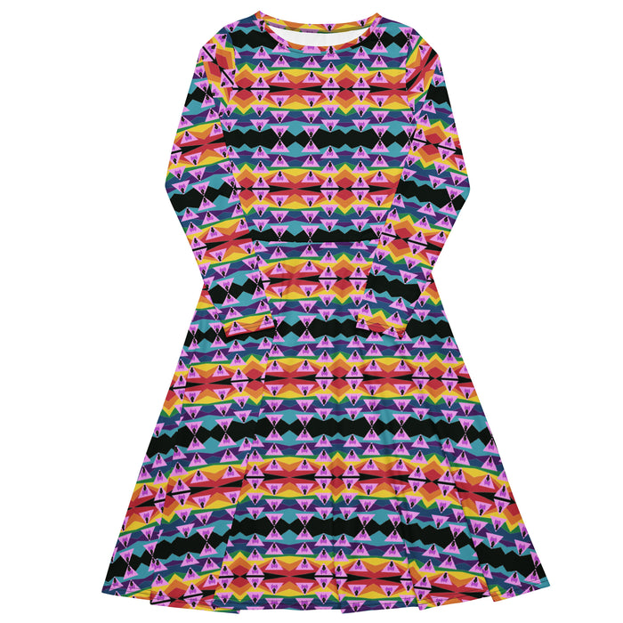 Retro Ghey Midi Dress