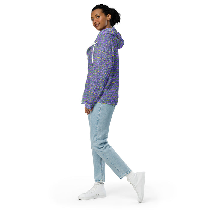 Lavender Love Zip Hoodie