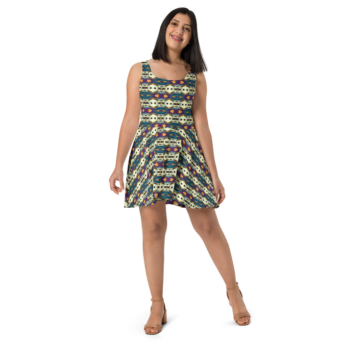 Granma Spider's Love Village Skater Dress