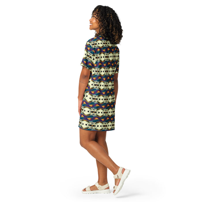 Spider Granma's Love Village T-shirt dress