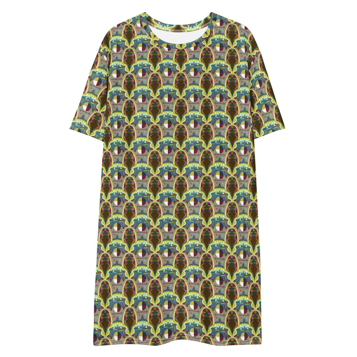 A Cellular Womb-In T-shirt Dress