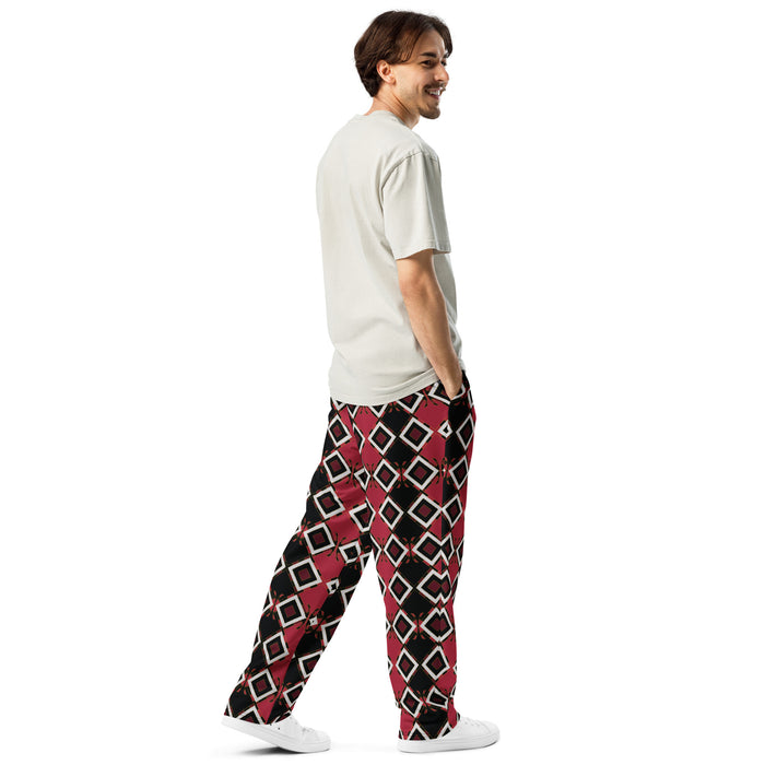 Garabato Pathways Wide-leg joggers