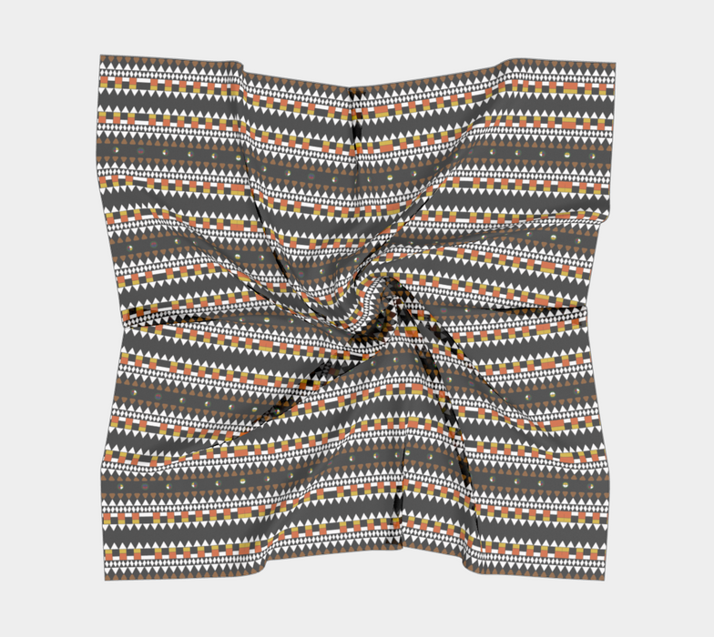 Fulani's Desire Square Silk Scarf