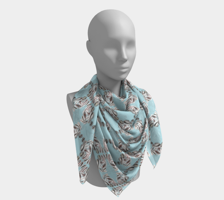 Truth Speaking Is Wealth Square Silk Scarf