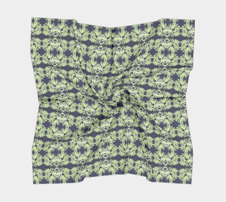 Lovin Lichen Square Silk Scarf