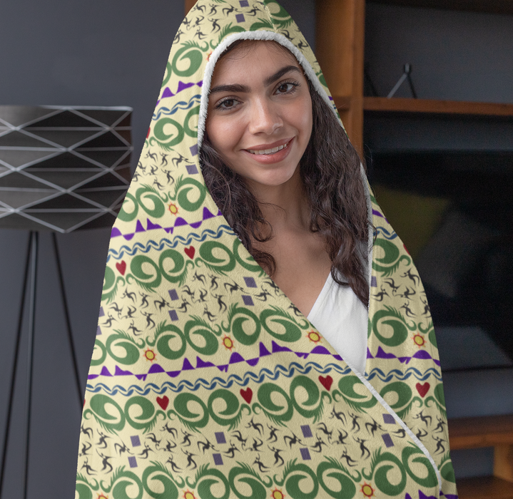 Cave Songs Hooded Blanket