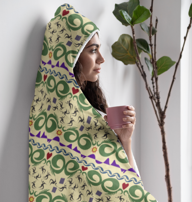 Cave Songs Hooded Blanket