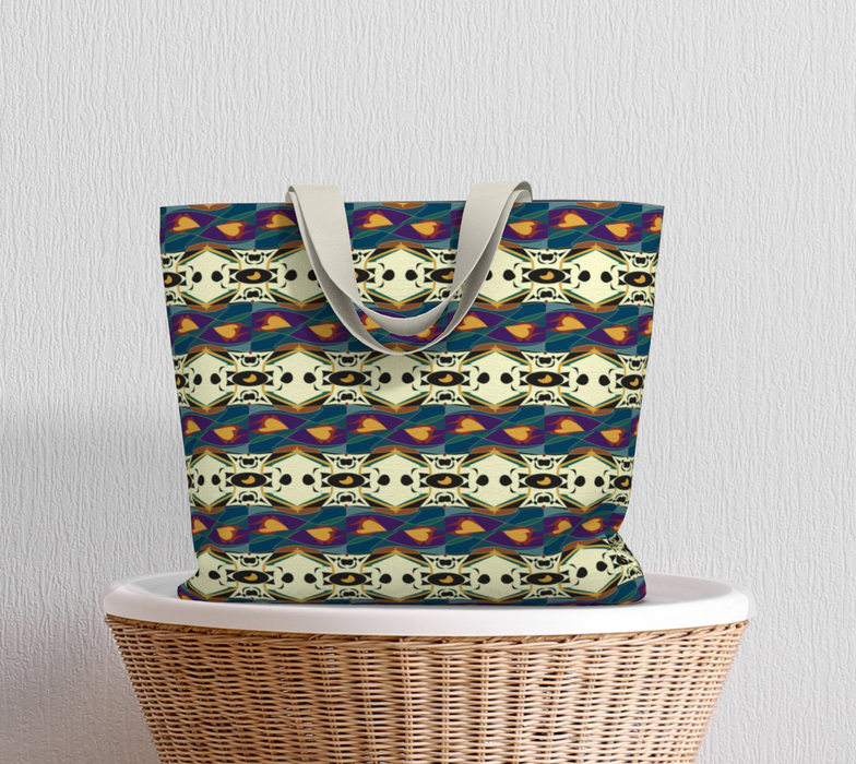 Spider Granma's Love Village Market Tote