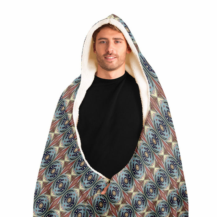 Exit The Cosmic Egg Hooded Blanket