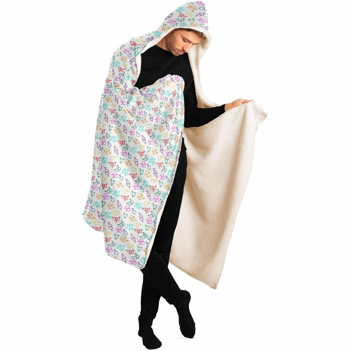 Come As You Are Hooded (White) Blanket