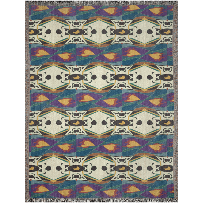 Spider Granma's Love Village Woven Blanket