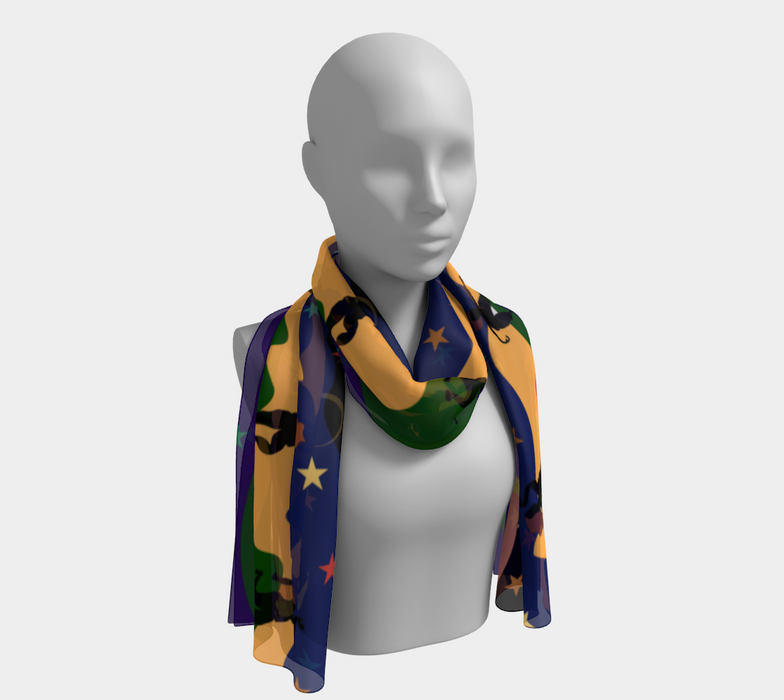 Autumn Dancers Silk Scarf