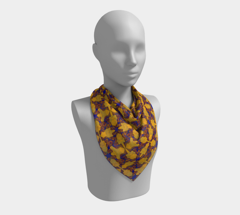 Hot Wata Square Silk Scarf