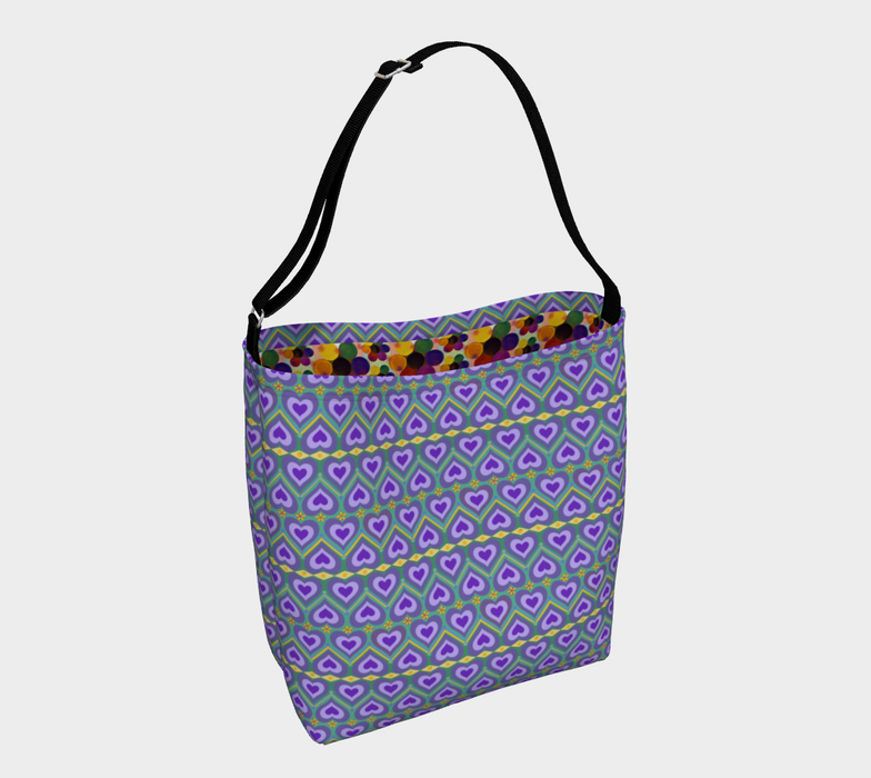 Lavender Love Messenger Tote