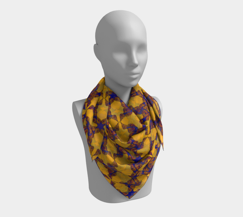 Hot Wata Square Silk Scarf