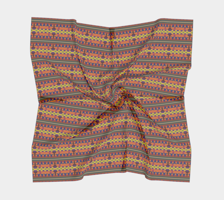 Kujichagulia Square Silk Scarf