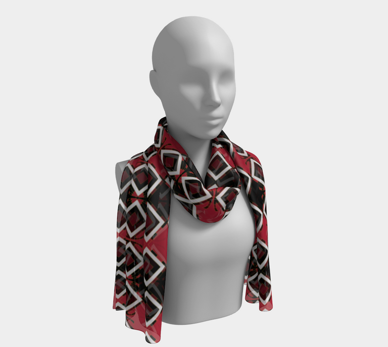 Garabato Pathways Silk Scarf