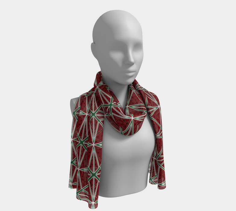 Break A Watermelon, Feed Many Silk Scarf