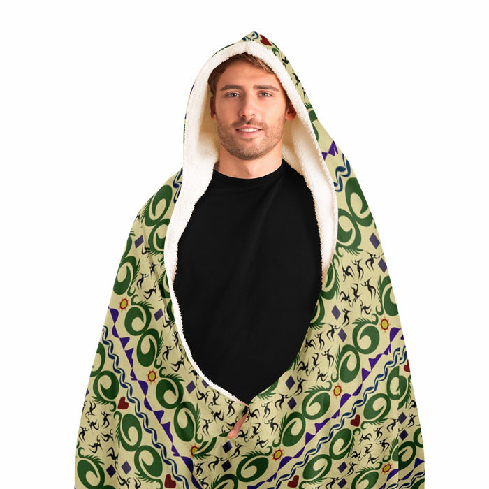 Cave Songs Hooded Blanket