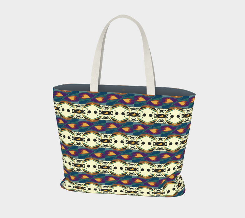 Spider Granma's Love Village Market Tote