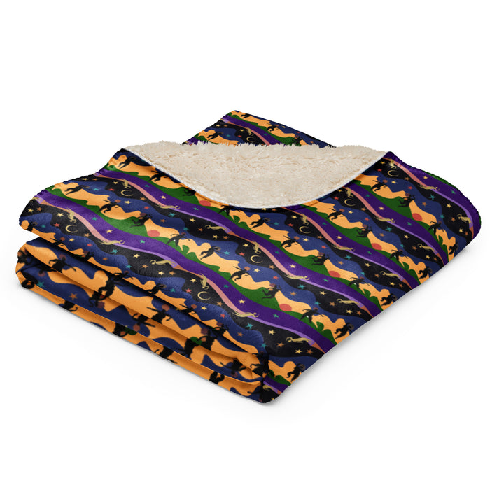 Autumn Dancers Sherpa blanket