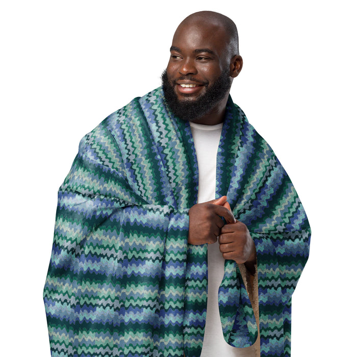 Afro Atlantic Sing Sherpa Blanket