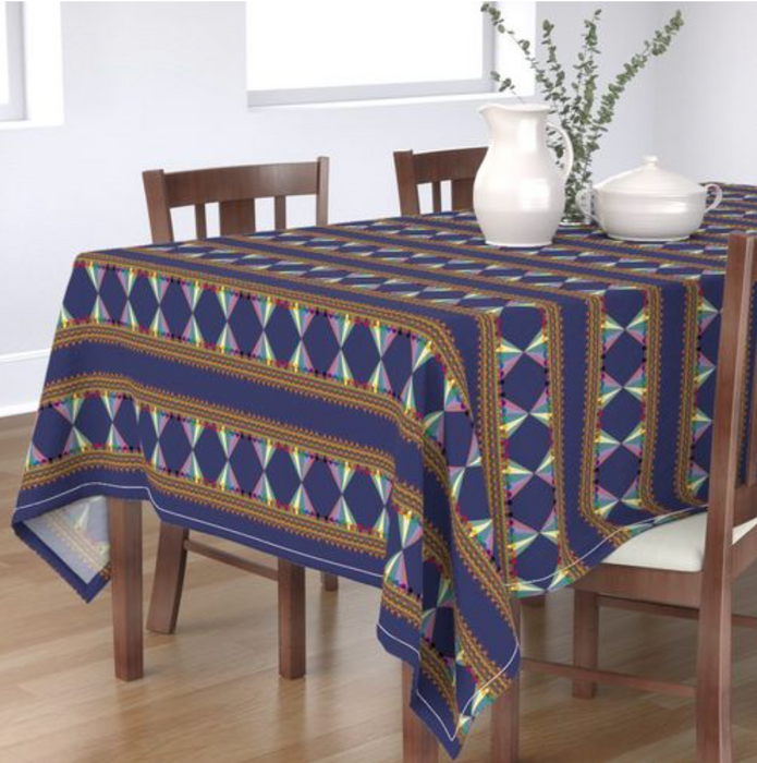 Vibing On The Wavelength Tablecloth