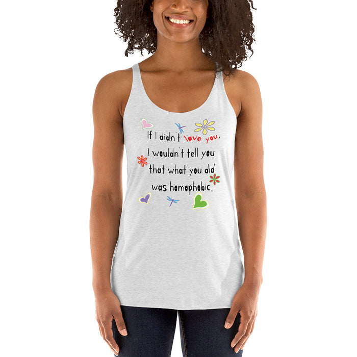 Love Wins | Anti Homophobia Racerback Tank Top