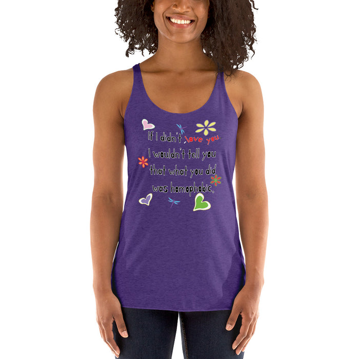 Love Wins | Anti Homophobia Racerback Tank Top