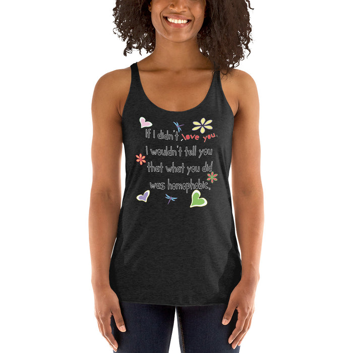 Love Wins | Anti Homophobia Racerback Tank Top