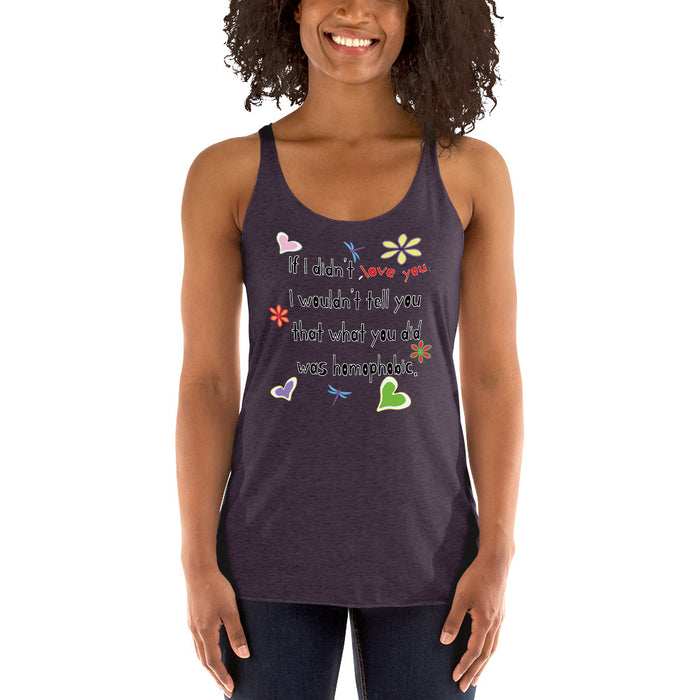 Love Wins | Anti Homophobia Racerback Tank Top