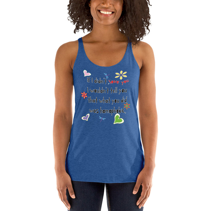 Love Wins | Anti Homophobia Racerback Tank Top